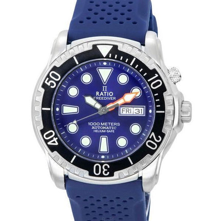 Ratio FreeDiver Helium-Safe 1000M Sapphire Automatic 1068HA90-34VA-BLU Men's Watch