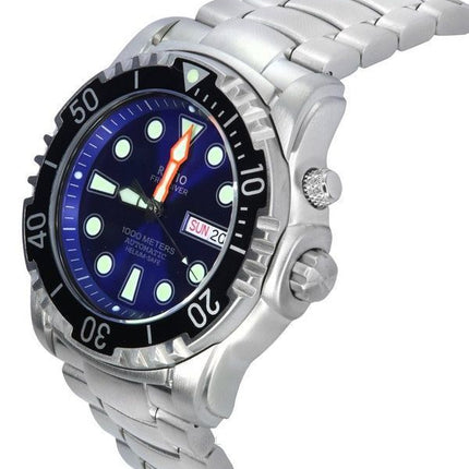 Ratio FreeDiver Helium-Safe 1000M Sapphire Automatic 1068HA96-34VA-BLU Men's Watch