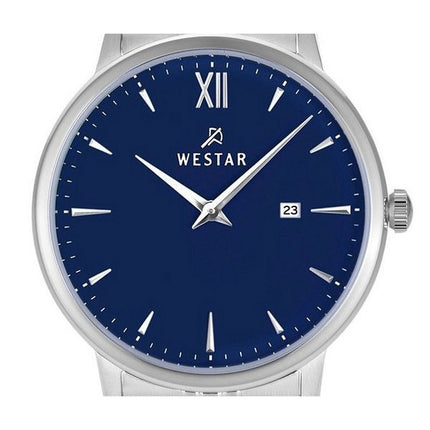 Westar Profile Stainless Steel Blue Dial Quartz 40215STN104 Women's Watch