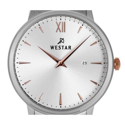 Westar Profile Stainless Steel Silver Dial Quartz 50215SPN607 Men's Watch