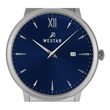 Westar Profile Stainless Steel Blue Dial Quartz 50215STN104 Men's Watch