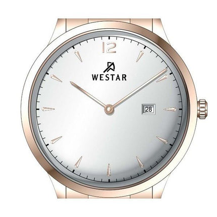 Westar Profile Stainless Steel Silver Dial Quartz 50218PPN607 Men's Watch