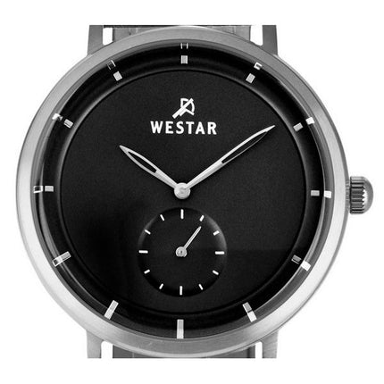 Westar Profile Leather Strap Black Dial Quartz 50246STN103 Men's Watch
