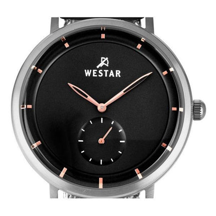 Westar Profile Stainless Steel Black Dial Quartz 50247STN603 Men's Watch