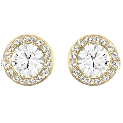 Swarovski Angelic Stud Pierced Gold-Tone Earrings 5505470 For Women