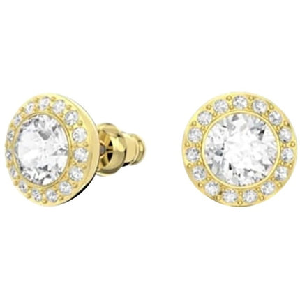 Swarovski Angelic Stud Pierced Gold-Tone Earrings 5505470 For Women