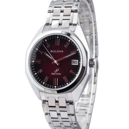 Bulova Classic Precisionist Jet Star Stainless Steel Red Dial Quartz 96B401 Men's Watch