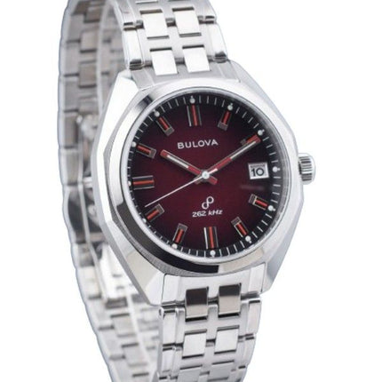 Bulova Classic Precisionist Jet Star Stainless Steel Red Dial Quartz 96B401 Men's Watch