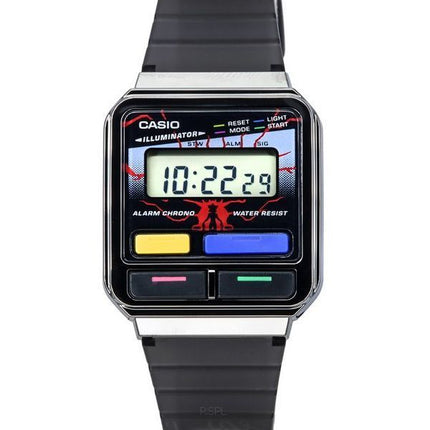 Casio Vintage Stranger Things Collaboration Digital Resin Strap Quartz A120WEST-1A Unisex Watch