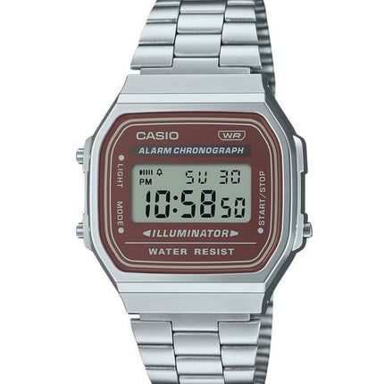 Casio Vintage Digital Stainless Steel Bracelet Quartz A168WA-5A Men's Watch