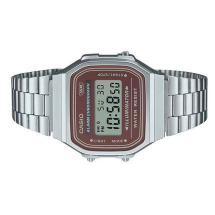 Casio Vintage Digital Stainless Steel Bracelet Quartz A168WA-5A Men's Watch