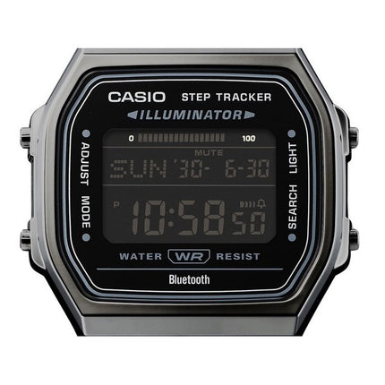 Casio Vintage Digital Smartphone Link Stainless Steel Quartz ABL-100WEGG-1B Unisex Watch