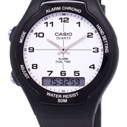 Casio Analog Digital Dual Time AW-90H-7BVDF AW-90H-7BV Men's Watch