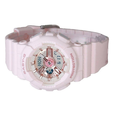 Casio Baby-G Analog Digital Aqua Planet Collaboration Pink Bio Based Resin Quartz BA-110AQ-4A 200M Women's Watch