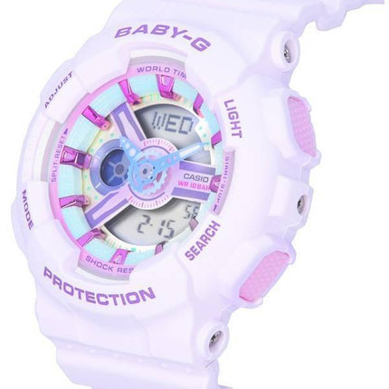 Casio Baby-G Analog Digital Pastel Meets Metallic Quartz BA-110XPM-6A BA110XPM-6 100M Women's Watch