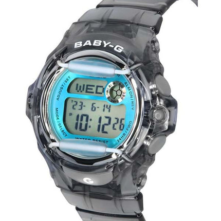 Casio Baby-G Digital Grey Resin Strap Quartz BG-169U-8B 200M Women's Watch