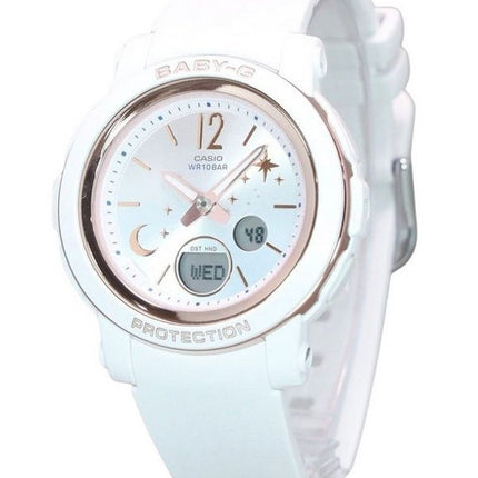 Casio Baby-G Moon And Star Series Analog Digital White Dial Quartz BGA-290DS-7A 100M Women's Watch