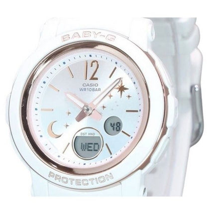 Casio Baby-G Moon And Star Series Analog Digital White Dial Quartz BGA-290DS-7A 100M Women's Watch