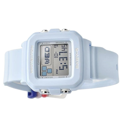 Casio Baby-G Plus Digital Light Blue Resin Strap Quartz BGD-10L-2 100M Women's Watch With Extra Band Loops