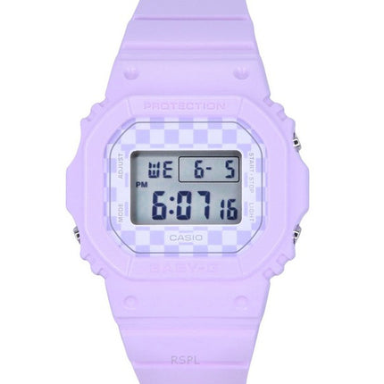 Casio Baby-G Skater Fashion Digital Purple Resin Strap Quartz BGD-565GS-6 100M Women's Watch