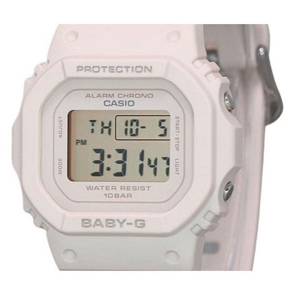 Casio Baby-G Digital Beige Pink Resin Strap Quartz BGD-565U-4 100M Women's Watch