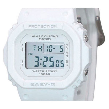 Casio Baby-G Digital White Resin Strap Quartz BGD-565U-7 100M Women's Watch
