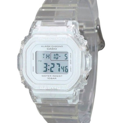Casio Baby-G Digital Transparent Resin Strap Quartz BGD-565US-7 100M Women's Watch