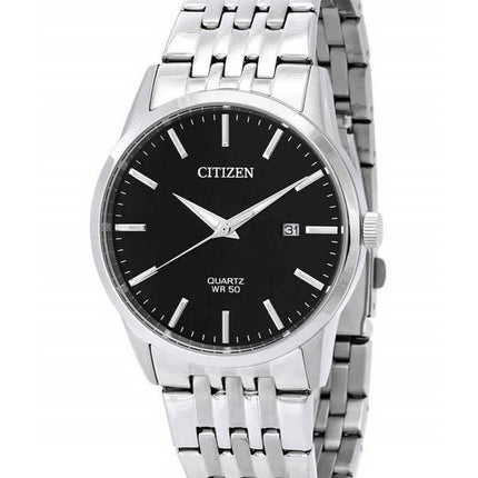 Citizen Black Dial Stainless Steel Quartz BI5000-87E Men's Watch