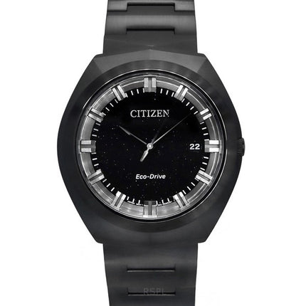 Citizen Eco-Drive 365 Stainless Steel Black Dial BN1015-52E 100M Men's Watch