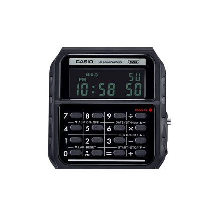 Casio POP Vintage Calculator Digital Black Bio-Based Resin Strap Quartz CA-53WB-1B Unisex Watch