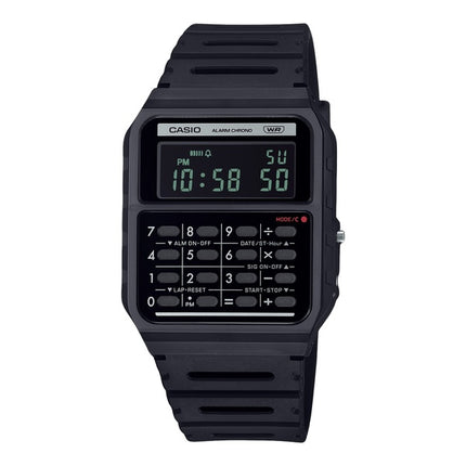 Casio POP Vintage Calculator Digital Black Bio-Based Resin Strap Quartz CA-53WB-1B Unisex Watch