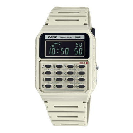 Casio POP Vintage Calculator Digital Gray Bio-Based Resin Strap Quartz CA-53WB-8B Unisex Watch