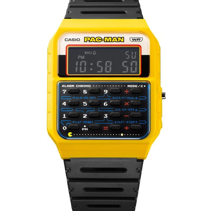 Casio Standard Digital PAC-MAN Collaboration Bio-Based Resin Strap Quartz CA-53WPC-1B Unisex Watch