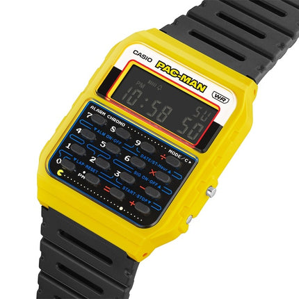 Casio Standard Digital PAC-MAN Collaboration Bio-Based Resin Strap Quartz CA-53WPC-1B Unisex Watch