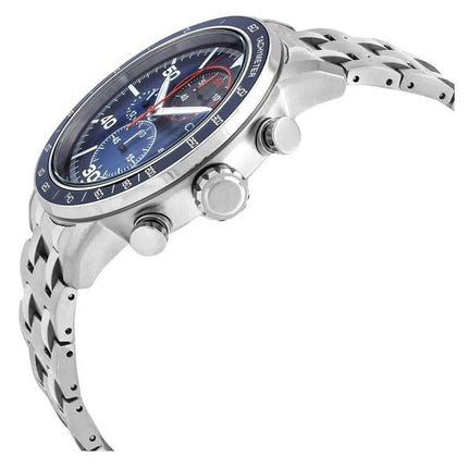 Citizen Brycen Chronograph Stainless Steel Blue Dial Eco-Drive CA0850-59L 100M Men's Watch