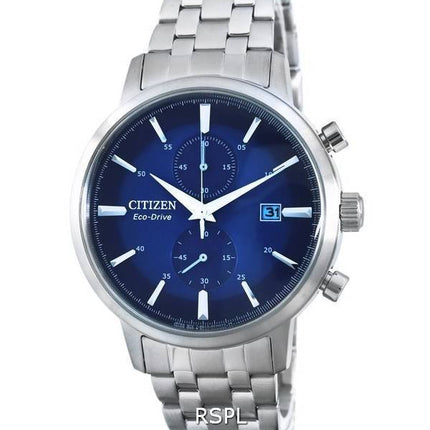 Citizen Classic Blue Dial Stainless Steel Eco-Drive CA7060-88L Men's Watch