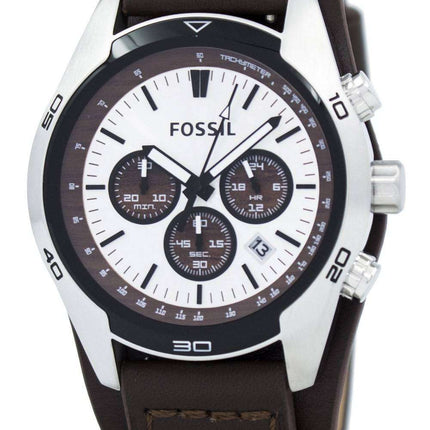 Fossil Cuff Chronograph Tan Leather CH2565 Men's Watch