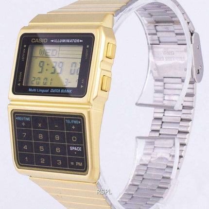 Casio Digital Stainless Steel Data Bank Multi-Lingual DBC-611G-1DF DBC-611G-1 Men's Watch