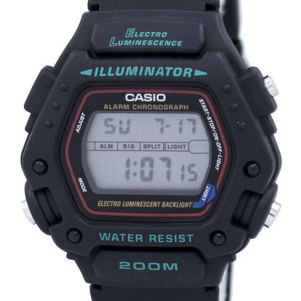 Casio Digital Classic Alarm Chronograph WR200M DW-290-1VS DW-290-1 Men's Watch