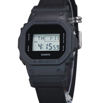 Casio G-Shock Digital Eco Cloth Strap Quartz DW-5600BCE-1 200M Men's Watch