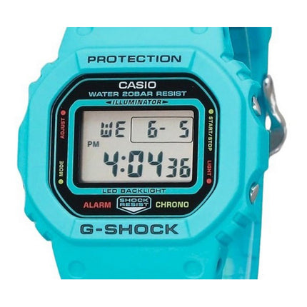 Casio G-Shock Digital Energy Park Series Vivid Blue Bio Based Resin Strap Quartz DW-5600EP-2 200M Men's Watch