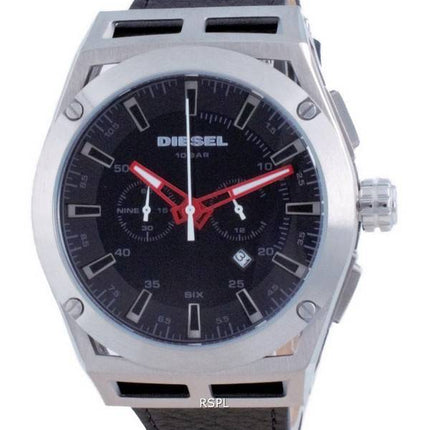 Diesel Timeframe Chronograph Leather Quartz DZ4543 100M Men's Watch