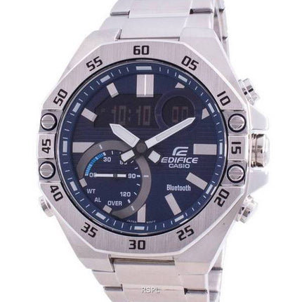 Casio Edifice World Time Mobile Link ECB-10D-2A ECB10D-2 100M Men's Watch