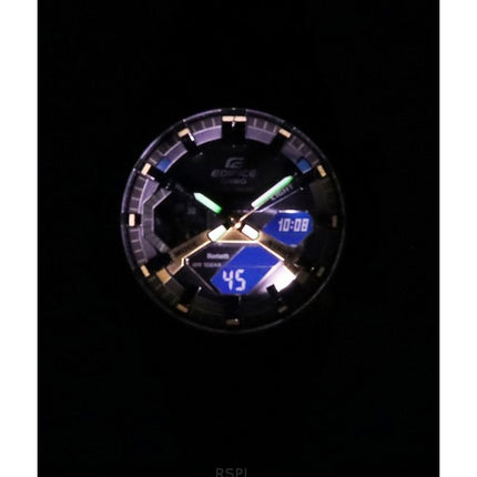 Casio Edifice Sospensione Nighttime Drive Analog Digital Smartphone Link Tough Solar ECB-2000NP-1A 100M Men's Watch