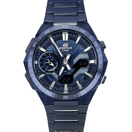 Casio Edifice Windflow Analog Digital Cool Blue Edition Smartphone Link Blue Dial Solar ECB-2200CB-2 100M Men's Watch