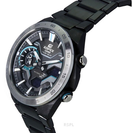Casio Edifice Windflow Analog Digital Smartphone Link Black Dial Solar ECB-2200DD-1A 100M Men's Watch