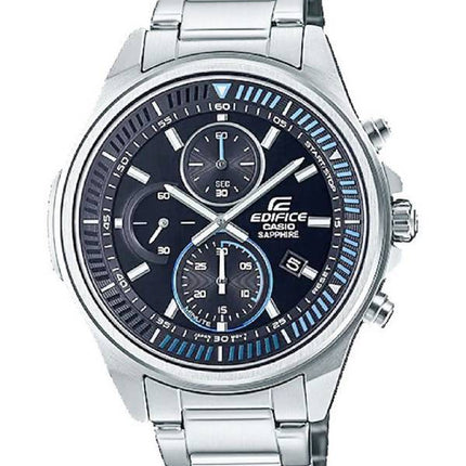 Casio Edifice Chronograph Analog Stainless Steel Quartz EFR-S572D-1A EFRS572D-1 100M Men's Watch