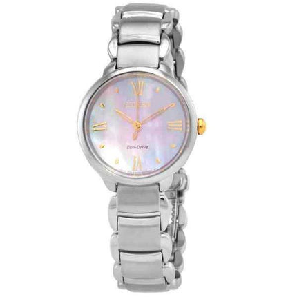 Citizen L Series Eco-Drive Stainless Steel Mother of Pearl Dial EM0927-87Y Women's Watch
