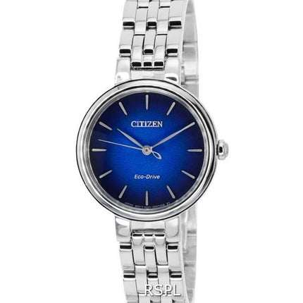 Citizen L Eco-Drive Stainless Steel Blue Dial EM0990-81L Women's Watch