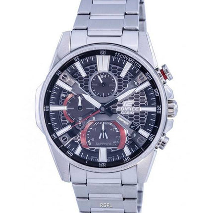 Casio Edifice Mobile Link Analog Solar EQB-1200D-1A EQB1200D-1 100M Men's Watch